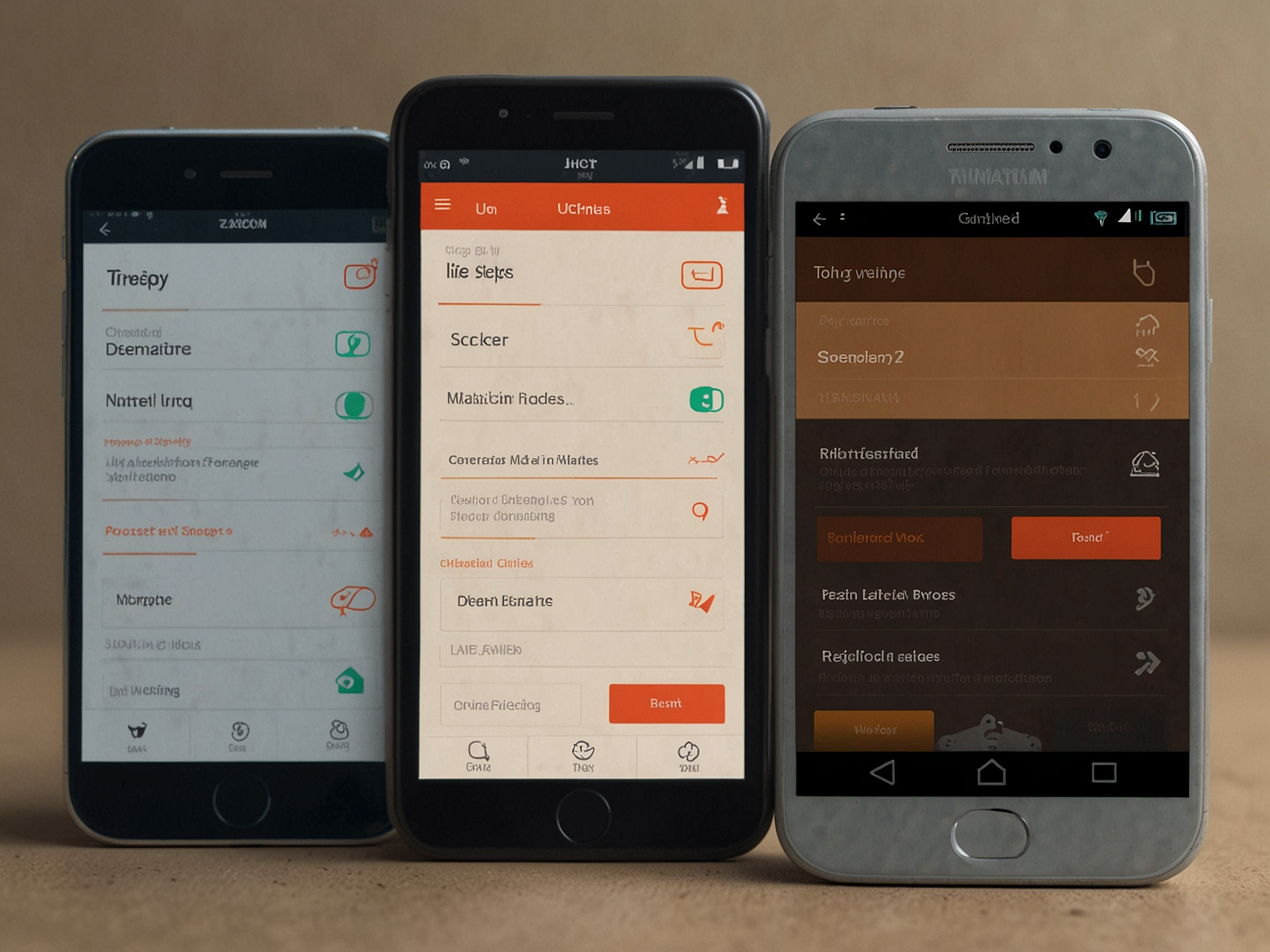 Anmelde Schritte visualisiert