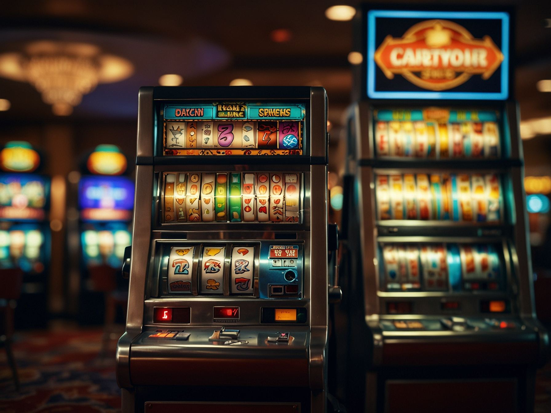 Verschiedene Spielautomaten